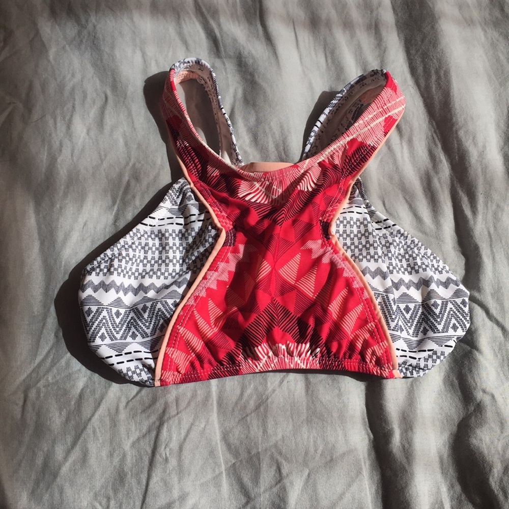 High neck bikini top